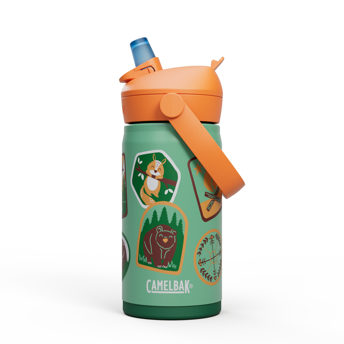 thrivetm-flip-straw-kids-12oz-bottle-insulated-stainless-steel-i6 nswfkxg1wq