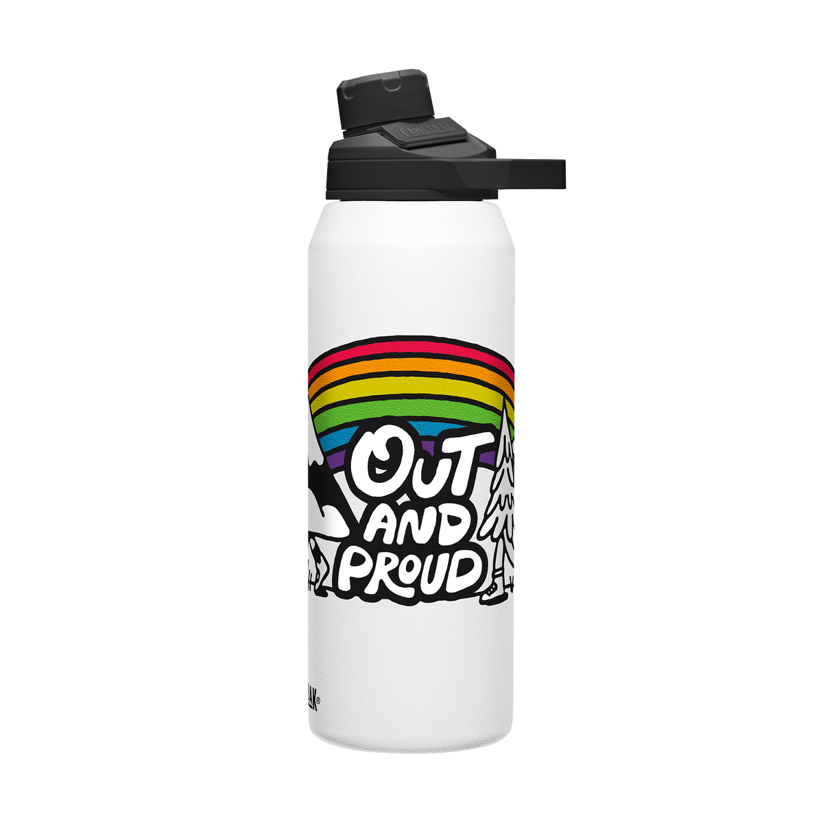 chute-mag-32-oz-water-bottle-insulated-stainless-steel-plus-cleanup-kit-pride-collection-limited-edition-l4 xhvxlhasbo